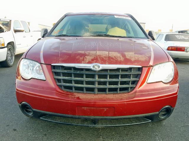 2A8GM48L17R243995 - 2007 CHRYSLER PACIFICA RED photo 9