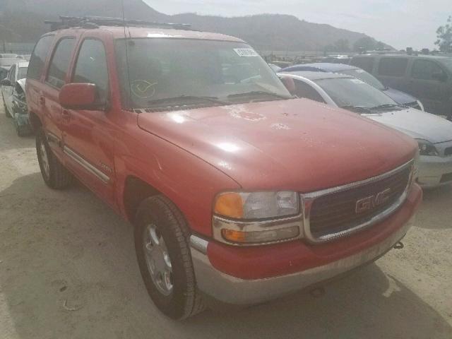 1GKEK13T21J177970 - 2001 GMC YUKON RED photo 1