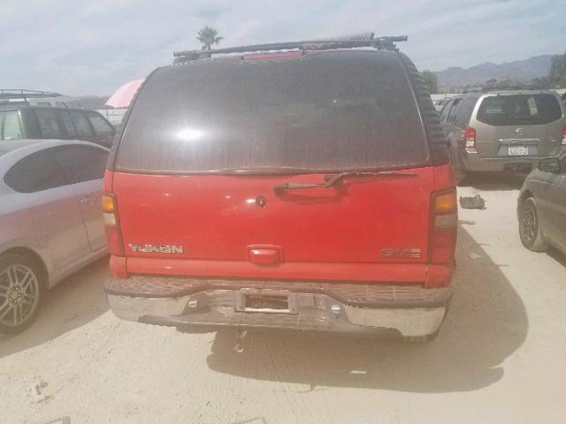 1GKEK13T21J177970 - 2001 GMC YUKON RED photo 9