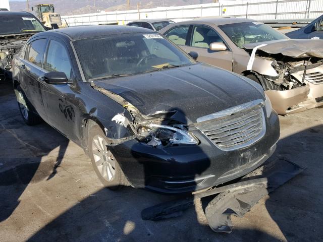 1C3CCBBB5CN105790 - 2012 CHRYSLER 200 TOURIN BLACK photo 1