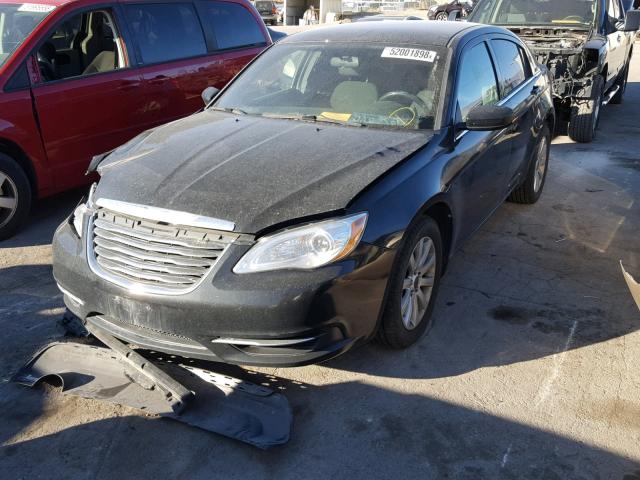 1C3CCBBB5CN105790 - 2012 CHRYSLER 200 TOURIN BLACK photo 2