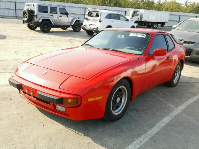 WP0AA0943DN453934 - 1983 PORSCHE 944 RED photo 2