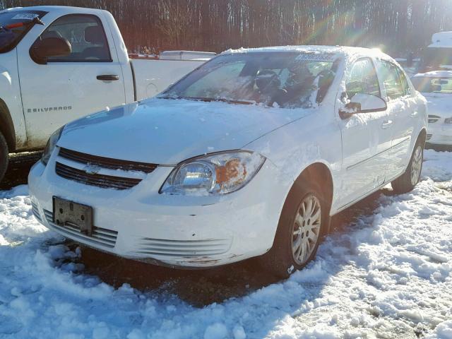 1G1AD5F57A7182158 - 2010 CHEVROLET COBALT 1LT WHITE photo 2