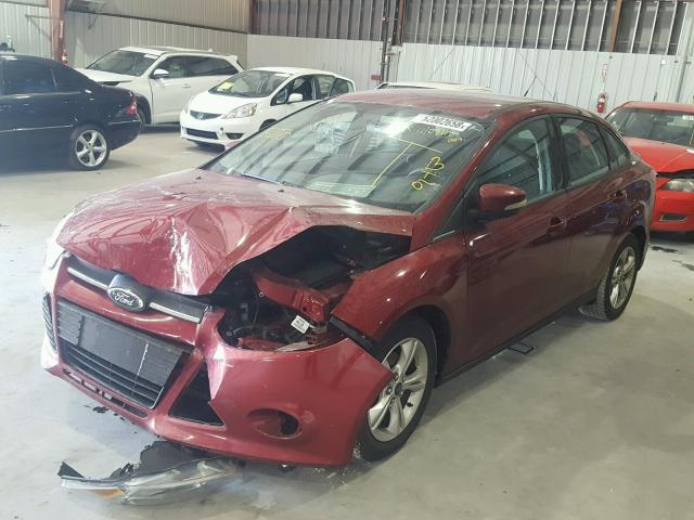 1FADP3F2XDL104500 - 2013 FORD FOCUS SE RED photo 2