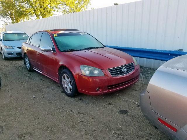 1N4BL11D36C135428 - 2006 NISSAN ALTIMA SE BURGUNDY photo 1