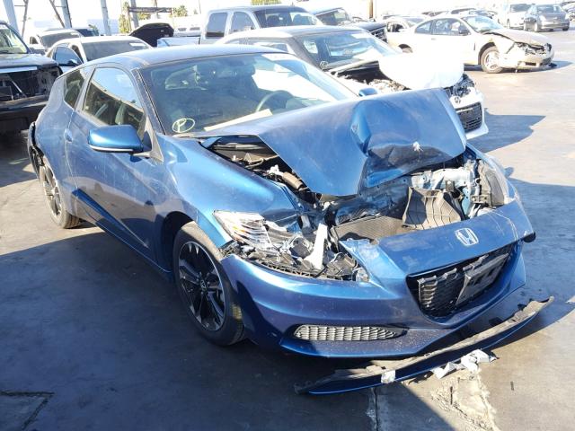 JHMZF1D49ES002025 - 2014 HONDA CR-Z BLUE photo 1