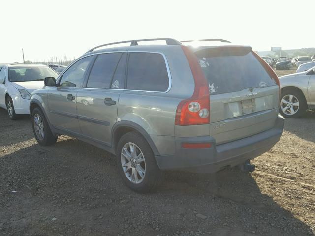 YV4CZ592161294934 - 2006 VOLVO XC90 SILVER photo 3