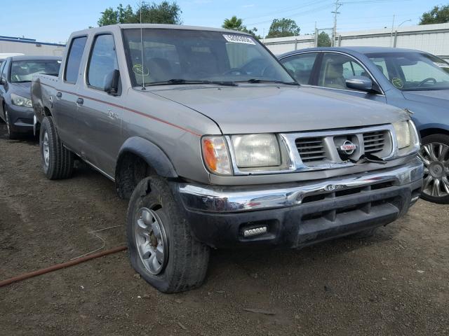 1N6ED27T4YC376522 - 2000 NISSAN FRONTIER C GRAY photo 1