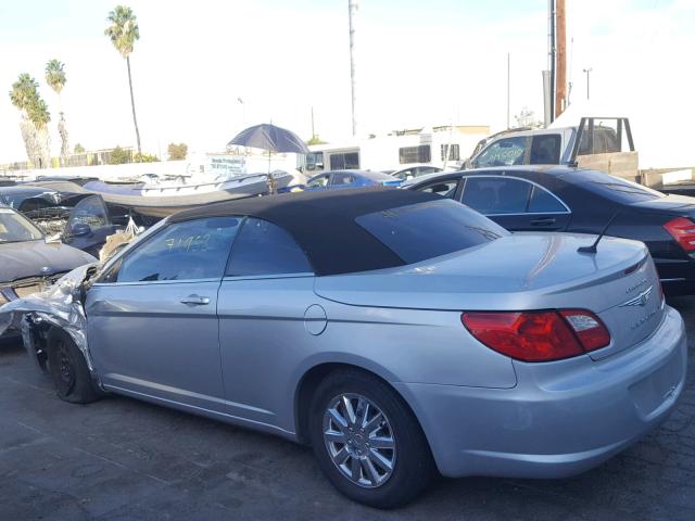 1C3BC4EB2AN139962 - 2010 CHRYSLER SEBRING LX SILVER photo 3