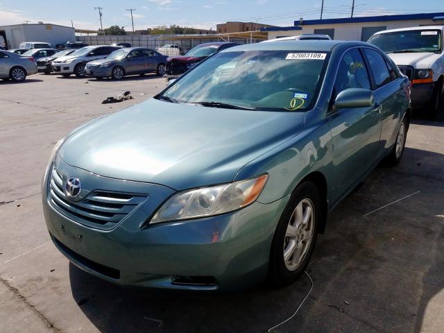 4T4BE46K29R126782 - 2009 TOYOTA CAMRY BASE TURQUOISE photo 2