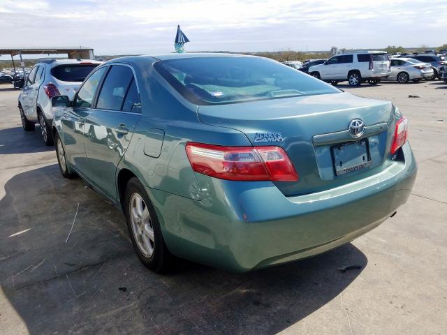 4T4BE46K29R126782 - 2009 TOYOTA CAMRY BASE TURQUOISE photo 3