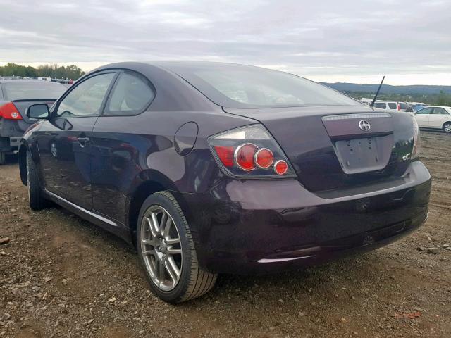JTKDE167690280381 - 2009 TOYOTA SCION TC მუქწითელი ფოტო 3