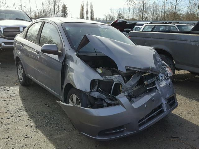 KL1TD5DE1AB116891 - 2010 CHEVROLET AVEO LS GRAY photo 1