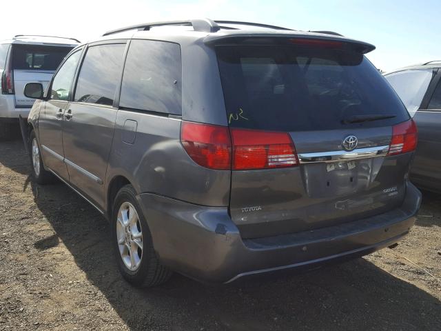 5TDZA22CX4S114985 - 2004 TOYOTA SIENNA XLE GRAY photo 3