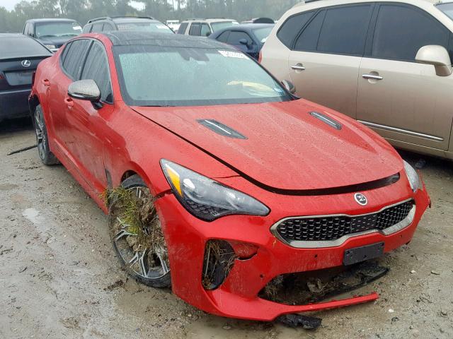 KNAE55LC7J6017710 - 2018 KIA STINGER GT RED photo 1