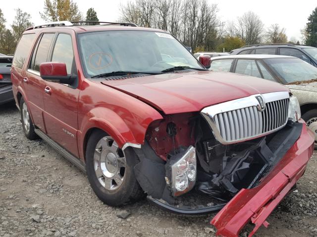 5LMFU28576LJ12756 - 2006 LINCOLN NAVIGATOR Қызыл фото 1