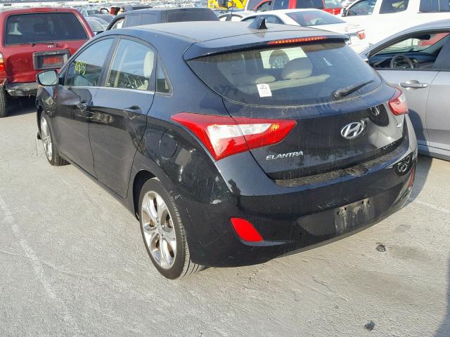 KMHD35LE9DU044649 - 2013 HYUNDAI ELANTRA GT BLACK photo 3