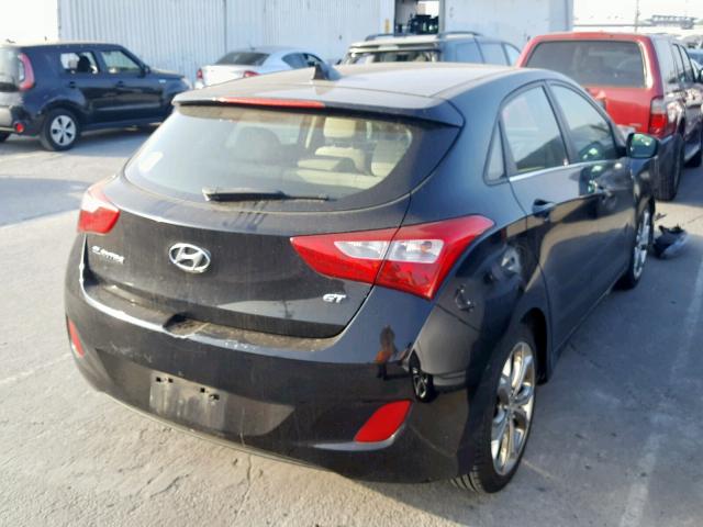 KMHD35LE9DU044649 - 2013 HYUNDAI ELANTRA GT BLACK photo 4