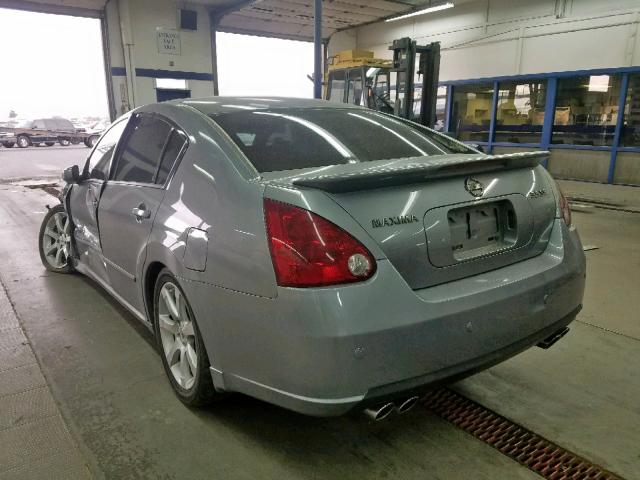 1N4BA41E57C849207 - 2007 NISSAN MAXIMA SE GRAY photo 3