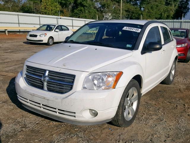 1C3CDWDA8CD532590 - 2012 DODGE CALIBER SX WHITE photo 2