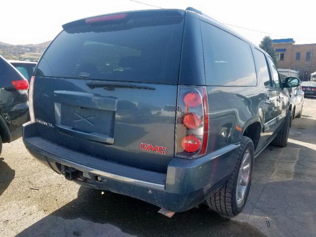 1GKFK66878J232836 - 2008 GMC YUKON XL D BLUE photo 4