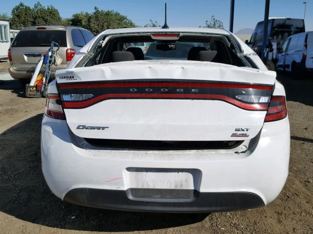 1C3CDFBB9ED902914 - 2014 DODGE DART SXT WHITE photo 9