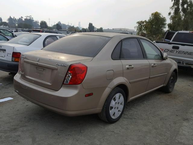 KL5JD56Z76K353222 - 2006 SUZUKI FORENZA GOLD photo 4