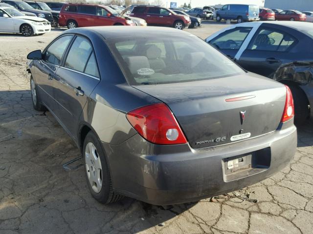 1G2ZF55B664255660 - 2006 PONTIAC G6 SE GRAY photo 3