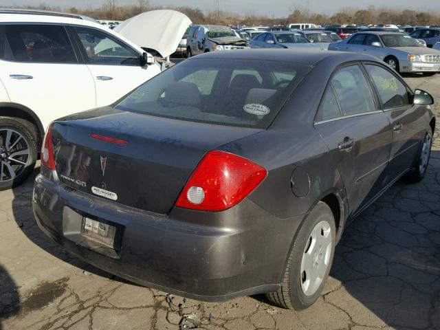 1G2ZF55B664255660 - 2006 PONTIAC G6 SE GRAY photo 4