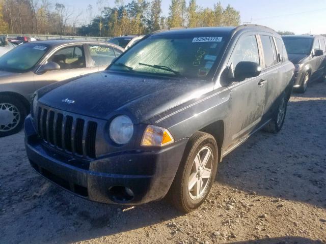 1J8FF47W47D261086 - 2007 JEEP COMPASS BLUE photo 2