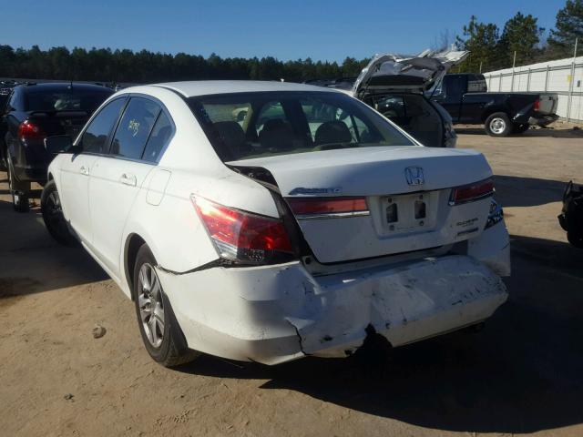 1HGCP2F61BA019896 - 2011 HONDA ACCORD SE WHITE photo 3