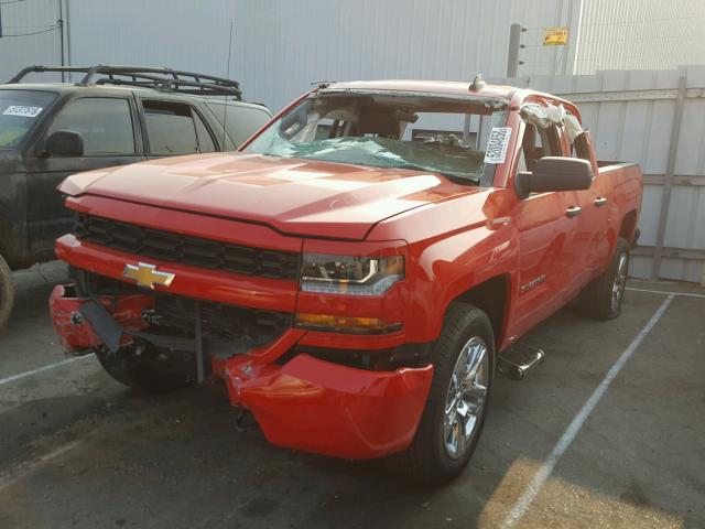 1GCRCPEC6HZ199251 - 2017 CHEVROLET SILVERADO RED photo 2