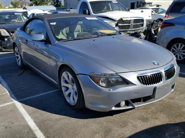 WBAEK73474B321290 - 2004 BMW 645 CI AUT GRAY photo 1