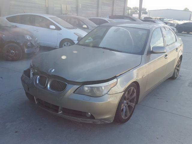 WBANB53557CP07248 - 2007 BMW 550 I GOLD photo 2