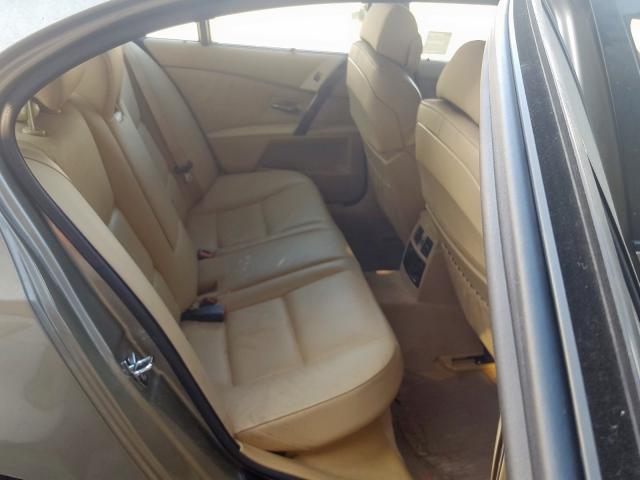 WBANB53557CP07248 - 2007 BMW 550 I GOLD photo 6