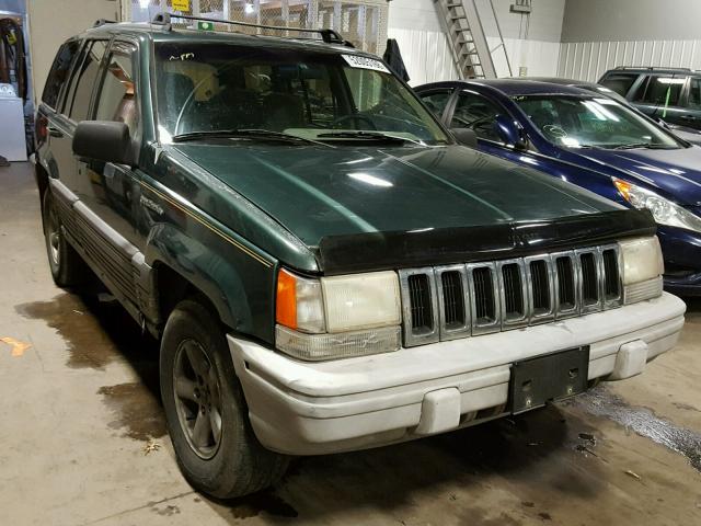 1J4GZ58Y0RC142351 - 1994 JEEP GRAND CHER GREEN photo 1