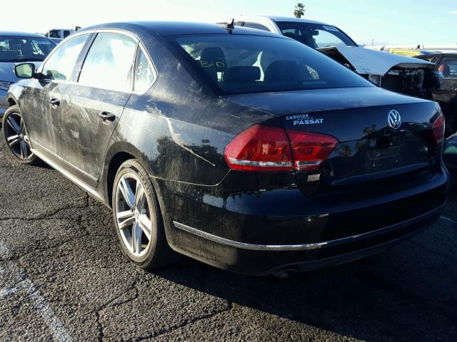 1VWBT7A36FC053355 - 2015 VOLKSWAGEN PASSAT SE BLACK photo 3