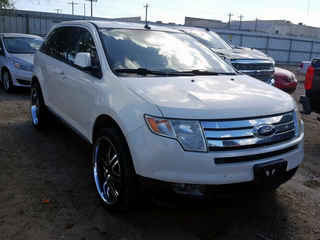 2FMDK48C28BB18042 - 2008 FORD EDGE SEL WHITE photo 1