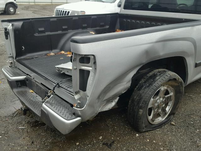 1GCESCFE5B8131384 - 2011 CHEVROLET COLORADO L SILVER photo 9