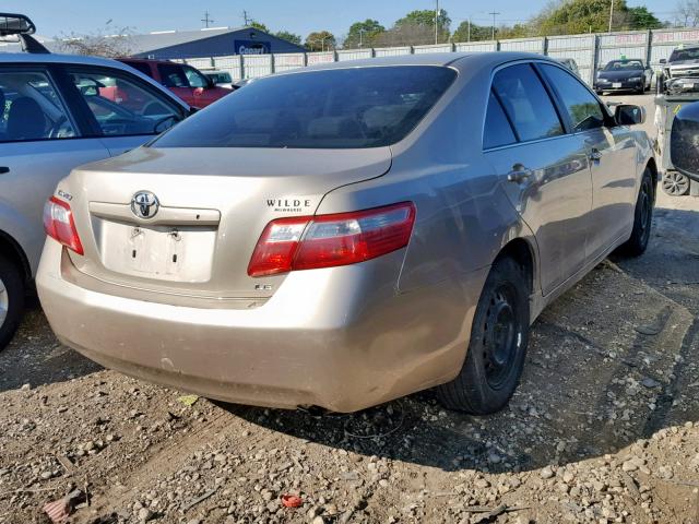 4T4BE46KX9R055296 - 2009 TOYOTA CAMRY BASE GOLD photo 4