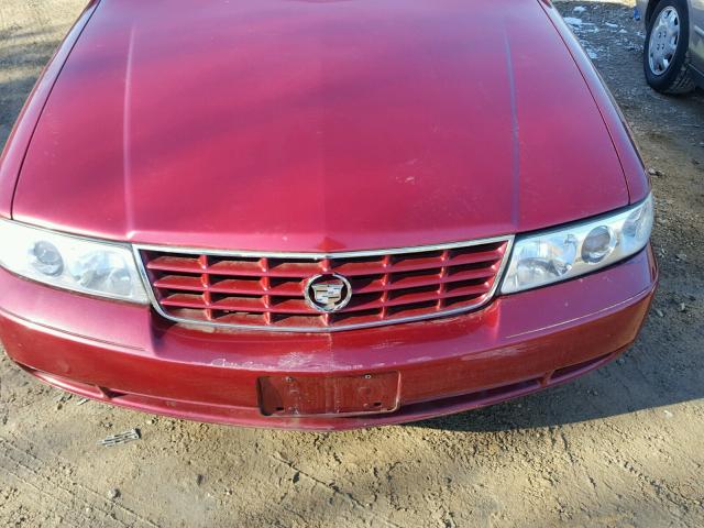 1G6KY54903U273298 - 2003 CADILLAC SEVILLE ST RED photo 10