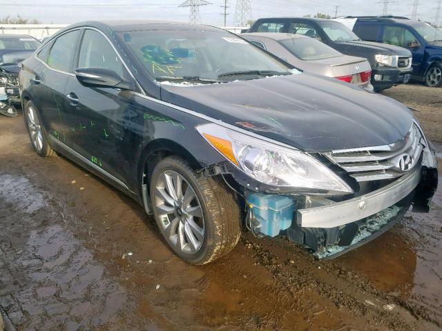 KMHFH4JG3DA216734 - 2013 HYUNDAI AZERA GLS BLACK photo 1