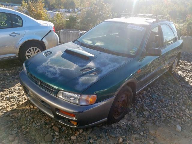 JF1GF4850XG807842 - 1999 SUBARU IMPREZA OU GREEN photo 2