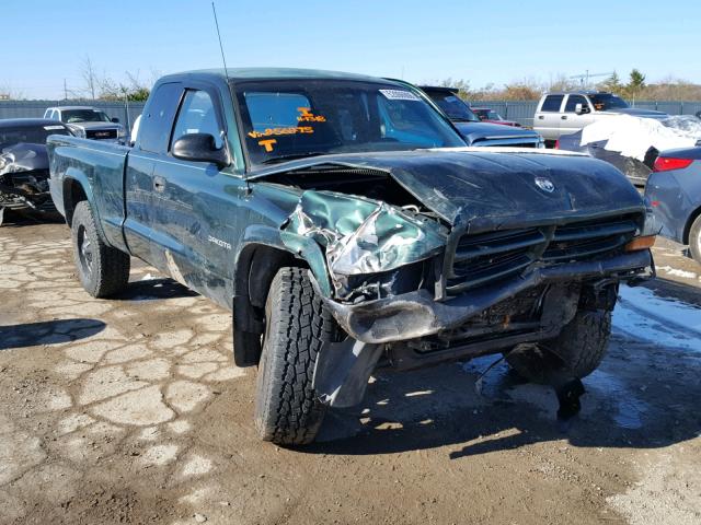 1B7GG22Y2XS256275 - 1999 DODGE DAKOTA GREEN photo 1