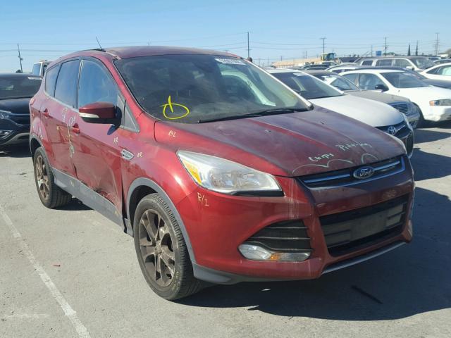 1FMCU0JX4EUB49651 - 2014 FORD ESCAPE TIT RED photo 1