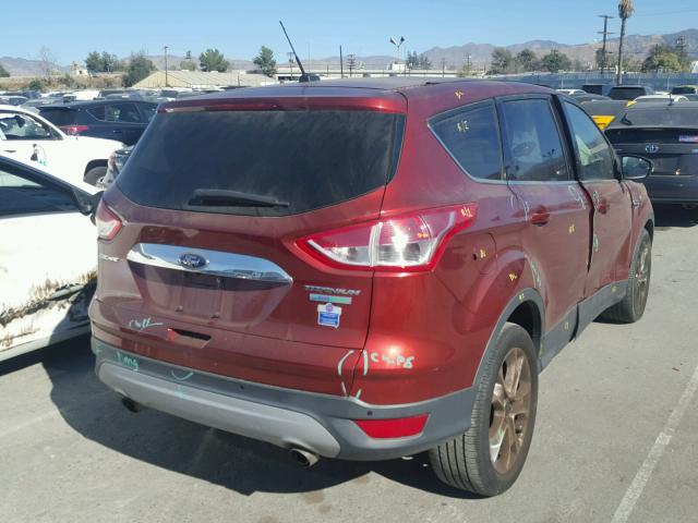 1FMCU0JX4EUB49651 - 2014 FORD ESCAPE TIT RED photo 4