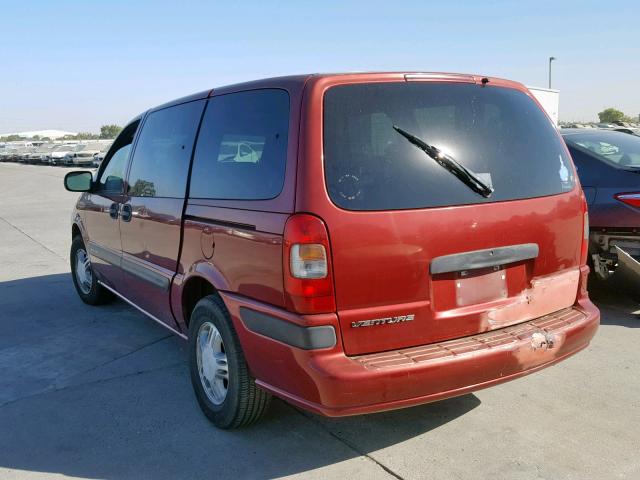 1GNDX03E13D297918 - 2003 CHEVROLET VENTURE BURGUNDY photo 3