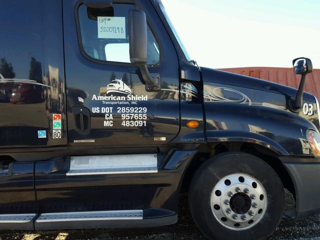 1FUJGLDR4CSBR8242 - 2012 FREIGHTLINER CASCADIA 1 BLACK photo 9