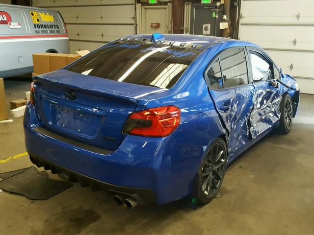 JF1VA1B67J9811033 - 2018 SUBARU WRX BLUE photo 4