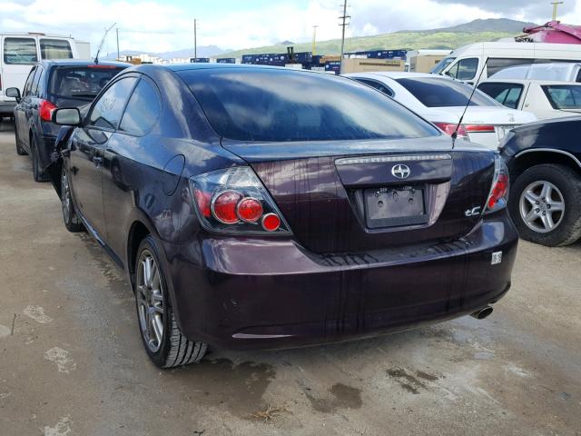 JTKDE3B75A0302716 - 2010 TOYOTA SCION TC 栗色 照片 3